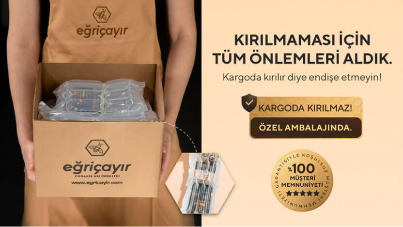 Kırılmaması için tüm önlemleri aldık.