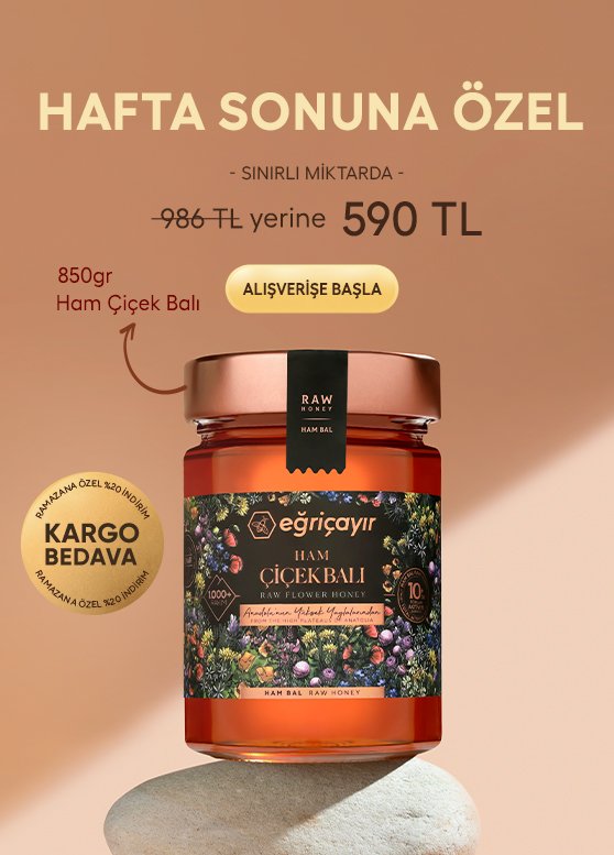 Hafta Sonuna Özel 850g Ham Çiçek Balı 590TL