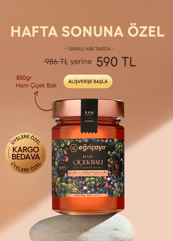 Hafta Sonuna Özel 850g Ham Çiçek Balı 590TL