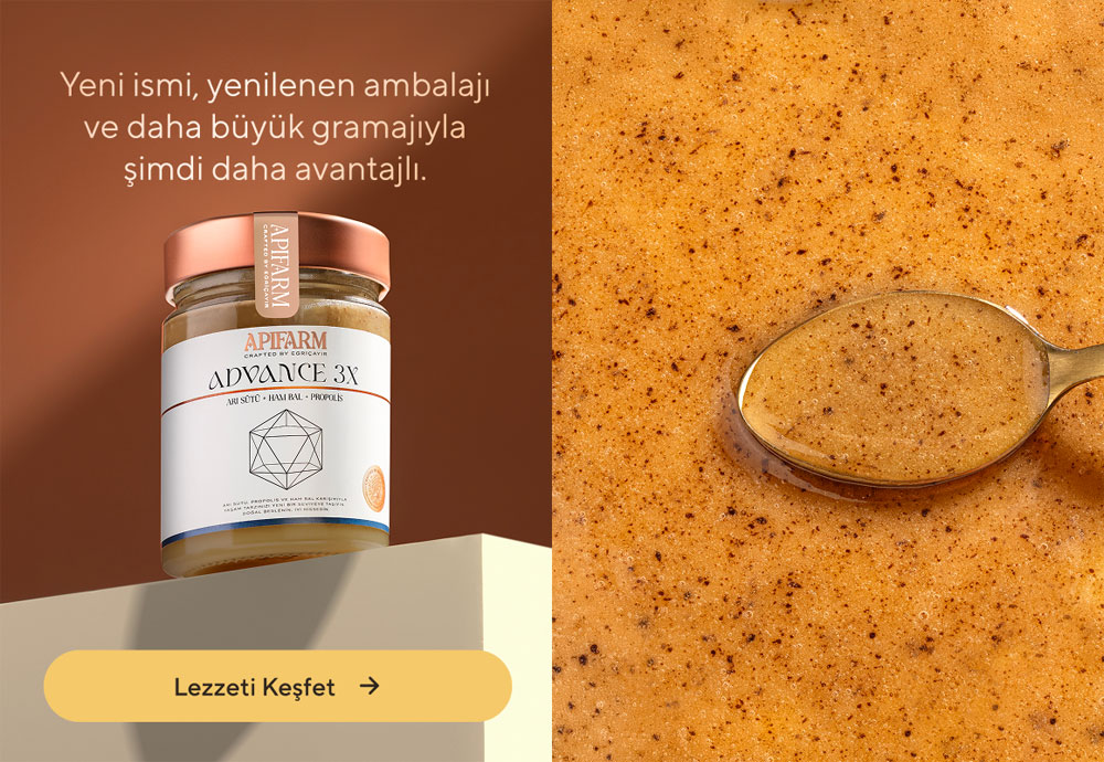 Advance 3X Arı Sütü + Ham Bal + Propolis