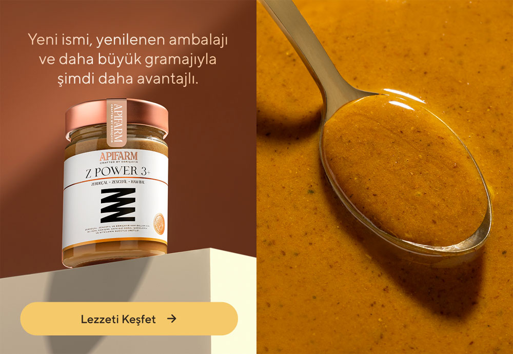 Z Power 3+ Zerdeçal + Zencefil + Ham Bal