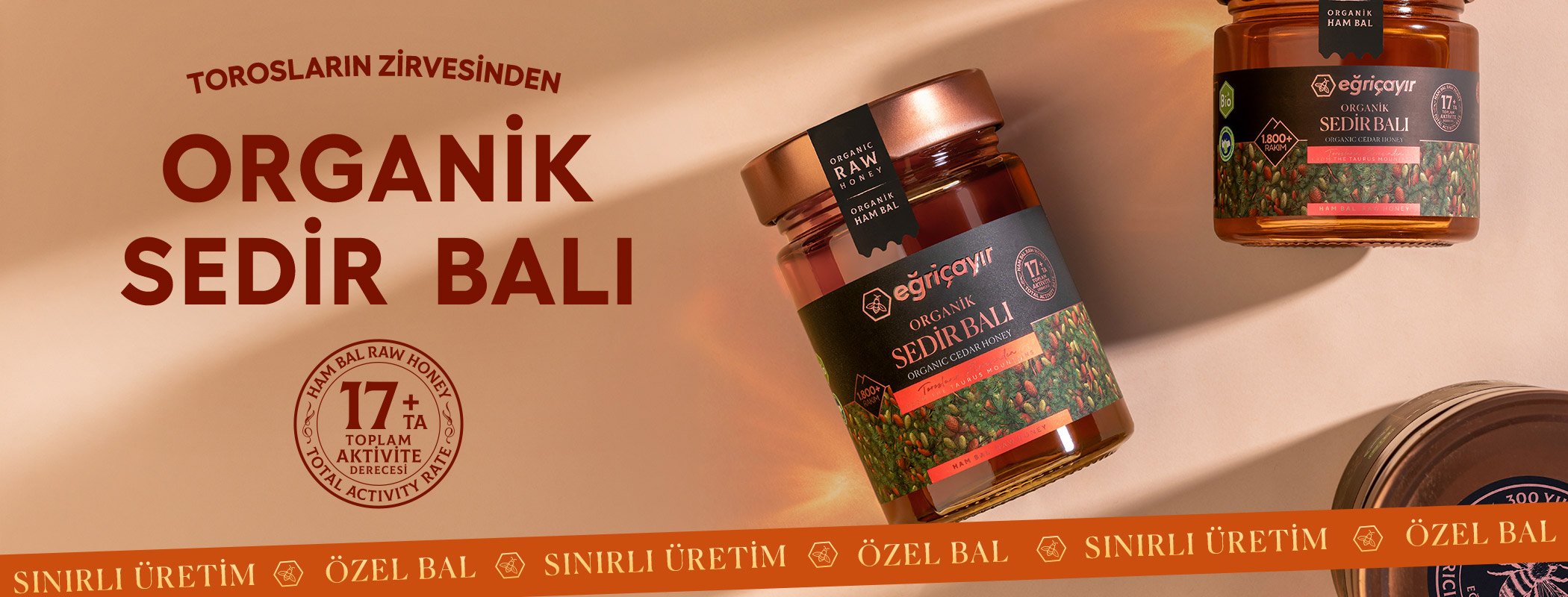 Organik Sedir Balı TA17+