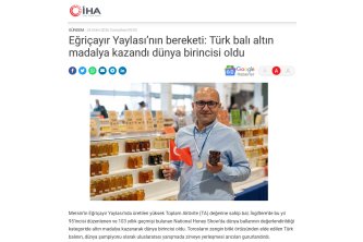 İHA - Türk balı altın madalya kazandı dünya birincisi oldu 24.10.2026