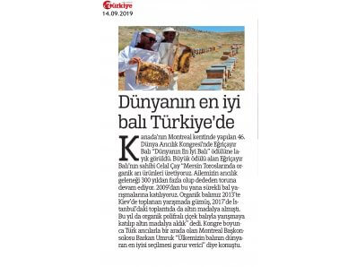 Türkiye Gazetesi <br><span>14.09.2019</span>