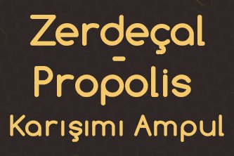 Zerdeçal - Propolis Karışımı Ampul 