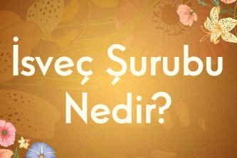 İsveç Şurubu Nedir?