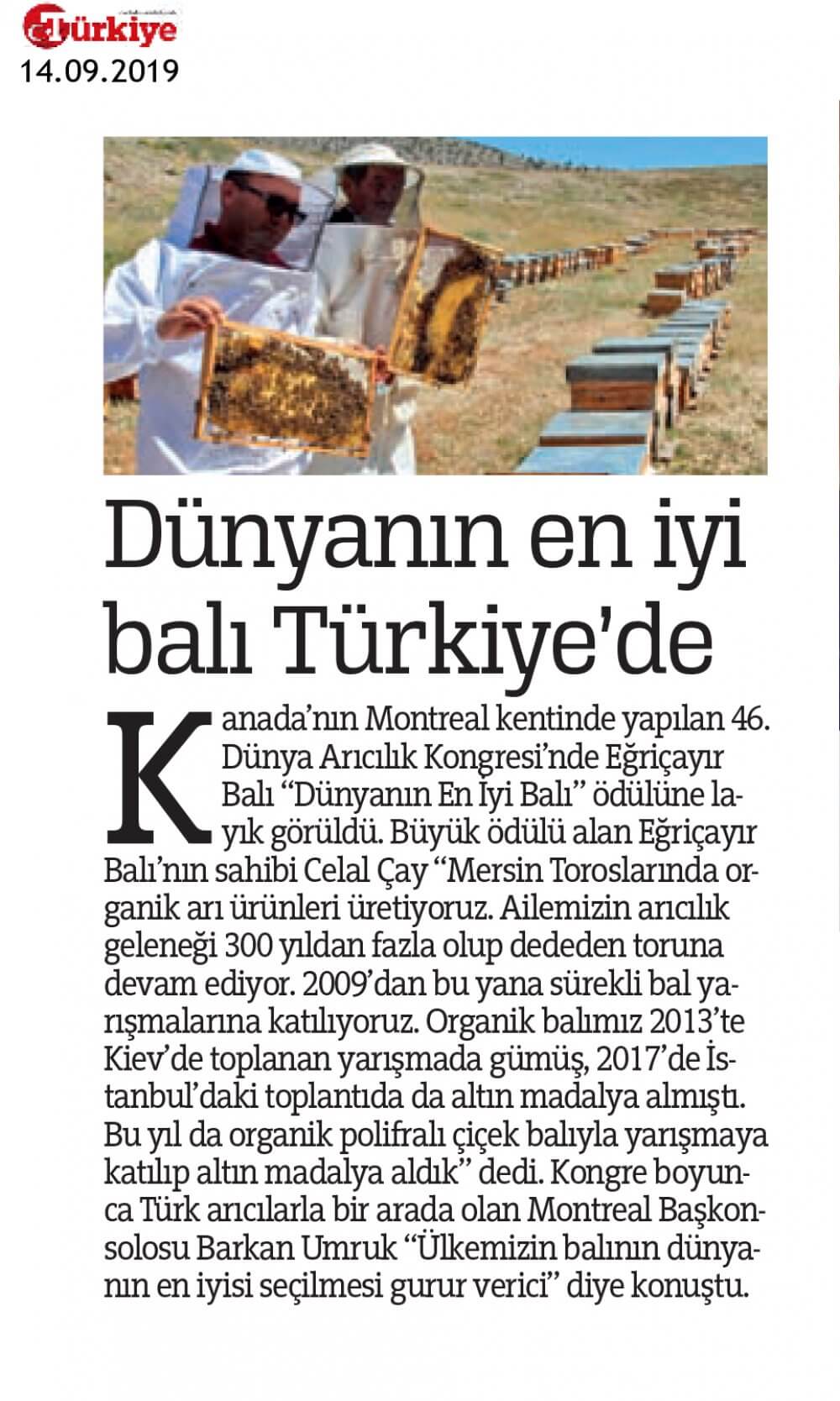 Türkiye Gazetesi <br><span>14.09.2019</span>