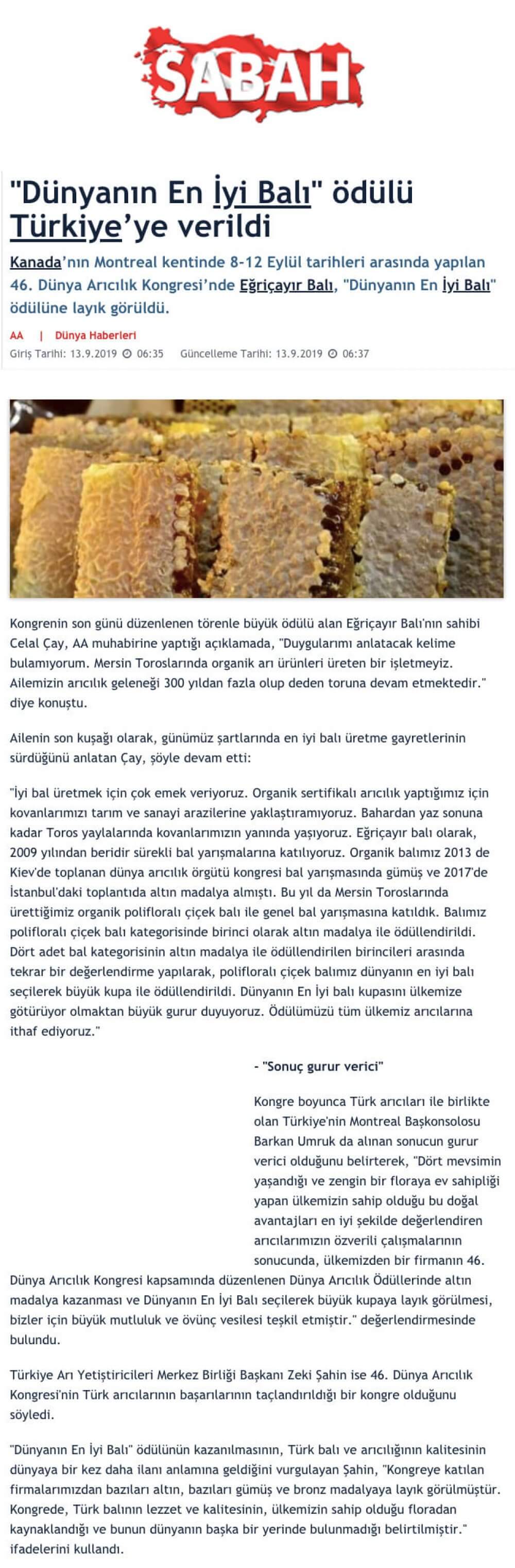 Sabah Gazetesi<br><span>13.09.2019</span>