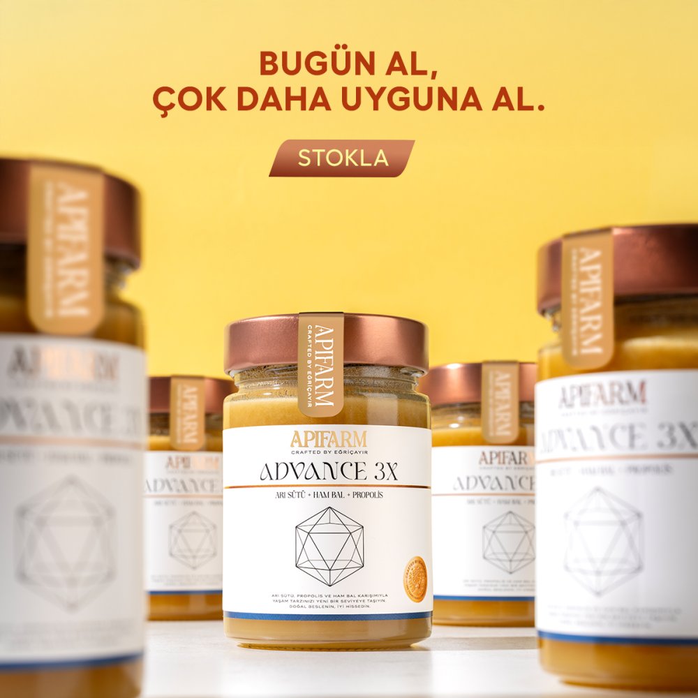Advance 3X Arı Sütü + Ham Bal + Propolis