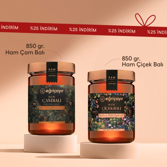 Ham Çiçek Balı + Ham Çam Balı TA 10+