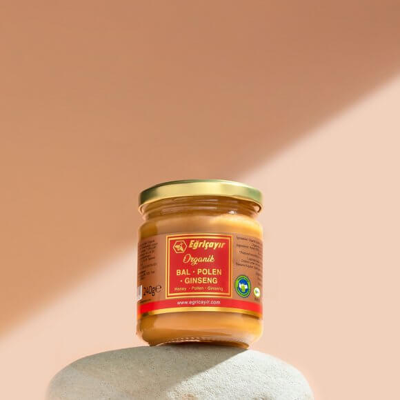 Organik Bal + Polen + Ginseng