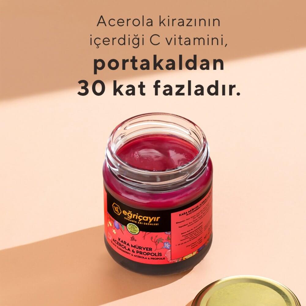 Kara Mürver + Acerola + Propolis + Ham Bal