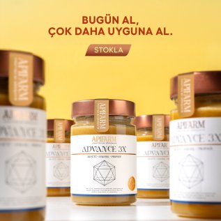 Apifarm Advance 3X Arı Sütü + Ham Bal + Propolis
