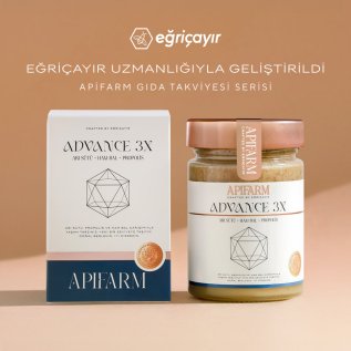 Apifarm Advance 3X Arı Sütü + Ham Bal + Propolis