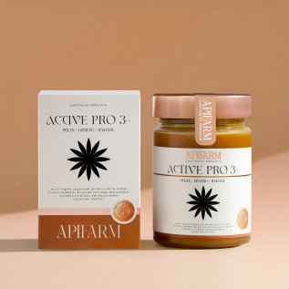Apifarm Aktive Pro 3+ Polen + Ginseng + Ham Bal