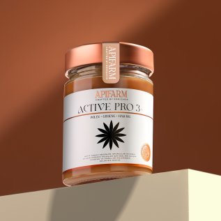 Apifarm Aktive Pro 3+ Polen + Ginseng + Ham Bal