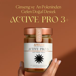 Apifarm Aktive Pro 3+ Polen + Ginseng + Ham Bal