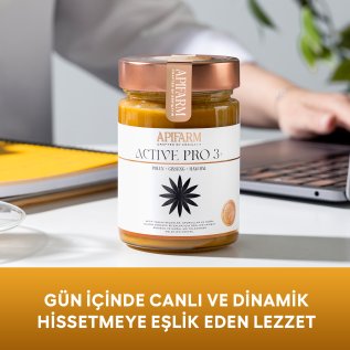Apifarm Aktive Pro 3+ Polen + Ginseng + Ham Bal