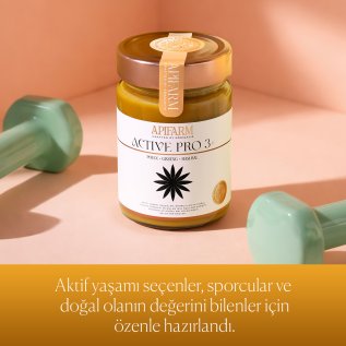Apifarm Aktive Pro 3+ Polen + Ginseng + Ham Bal