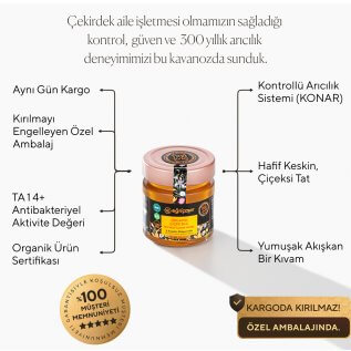 Eğriçayır Çiçek Balı, Organik Sertifikalı, İç Anadolu Bölgesi TA14+