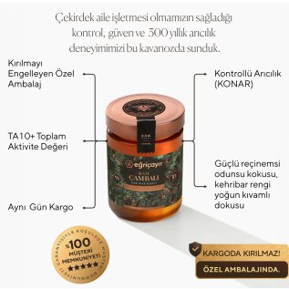 Eğriçayır Ham Çiçek Balı + Ham Çam Balı TA 10+
