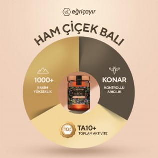 Eğriçayır Ham Çiçek Balı TA10+