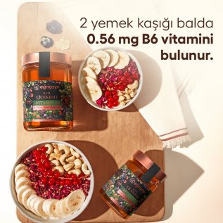 Eğriçayır Ham Çiçek Balı + Vitamin B6