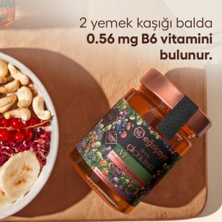 Eğriçayır Ham Çiçek Balı + Vitamin B6