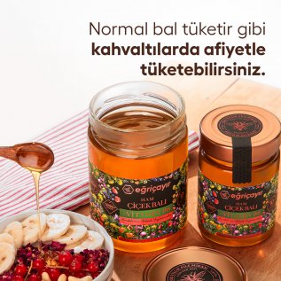 Eğriçayır Ham Çiçek Balı + Vitamin B6