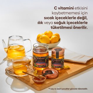 Eğriçayır Ham Çiçek Balı + Vitamin C