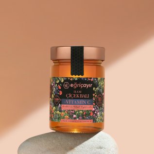 Eğriçayır Ham Çiçek Balı + Vitamin C
