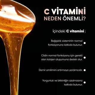 Eğriçayır Ham Çiçek Balı + Vitamin C