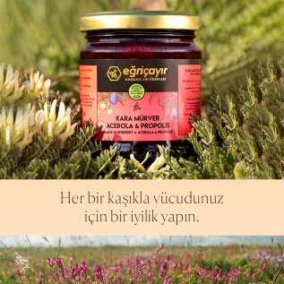 Eğriçayır Kara Mürver + Acerola + Propolis + Ham Bal