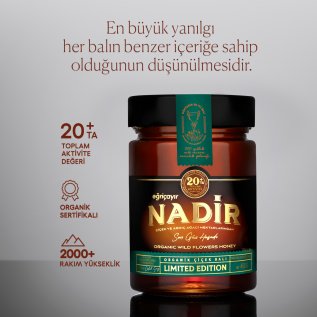 Eğriçayır Nadir Son Güz Hasatı Organik Çiçek ve Ardıç Balı TA20+