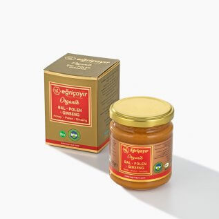 Eğriçayır Organik Bal + Polen + Ginseng