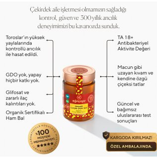 Eğriçayır Organik Çakşır Çiçek Balı TA18