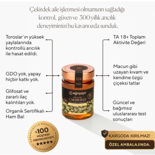 Eğriçayır Organik Çakşır Çiçek Balı TA18