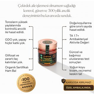 Eğriçayır Organik Sedir Balı TA17+
