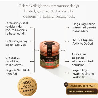 Eğriçayır Organik Sedir Balı TA17+