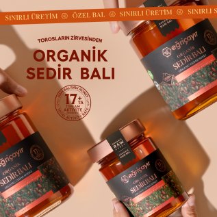 Eğriçayır Organik Sedir Balı TA17+