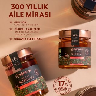 Eğriçayır Organik Sedir Balı TA17+