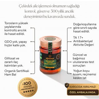 Eğriçayır Organik Sedir Balı TA17+