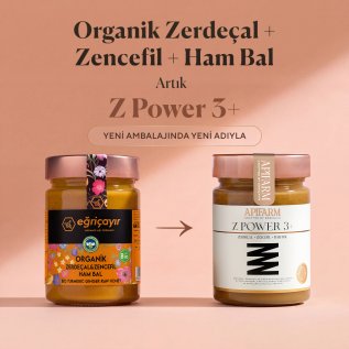 Organik Zerdeçal + Zencefil + Ham Bal