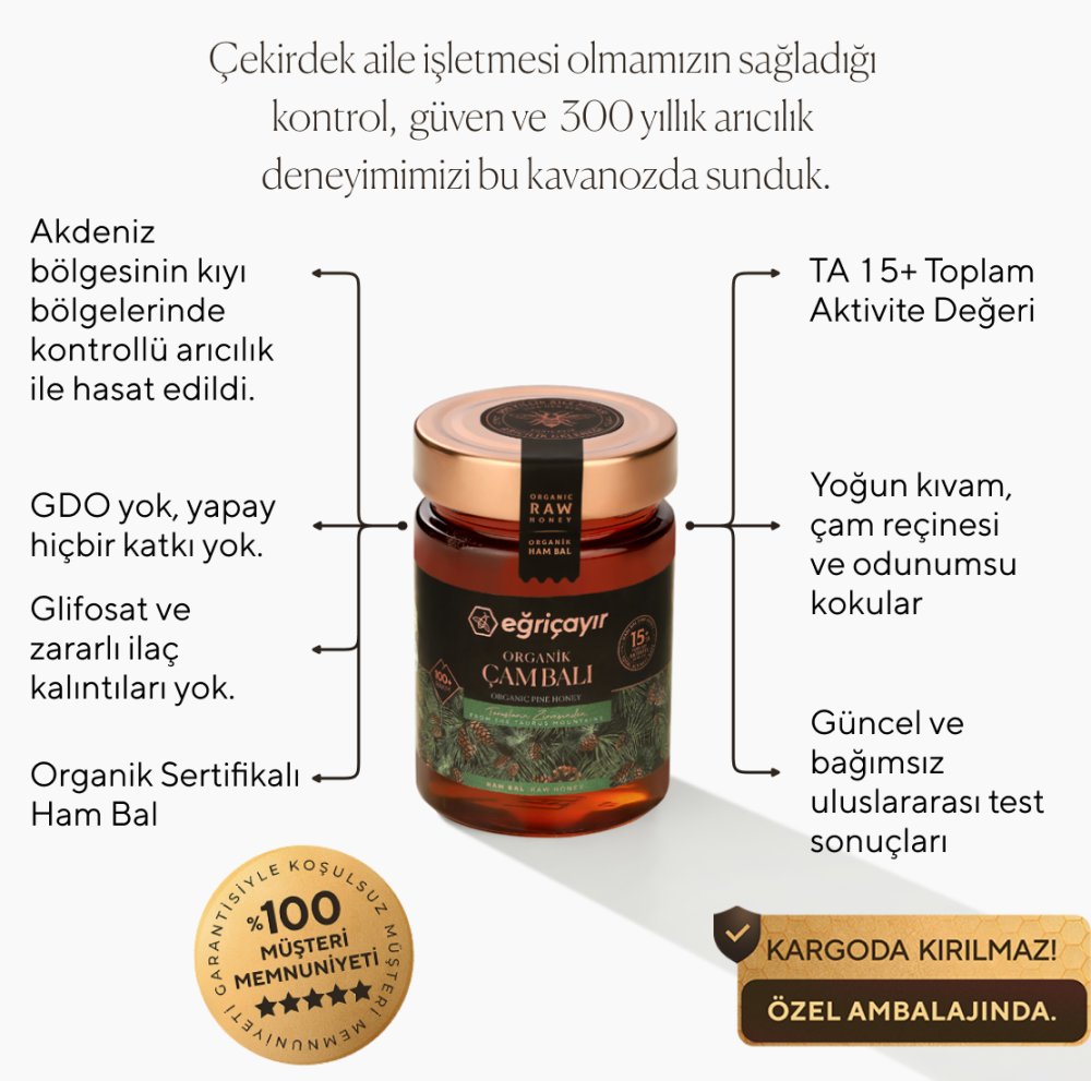 Organik Çam Balı TA15+