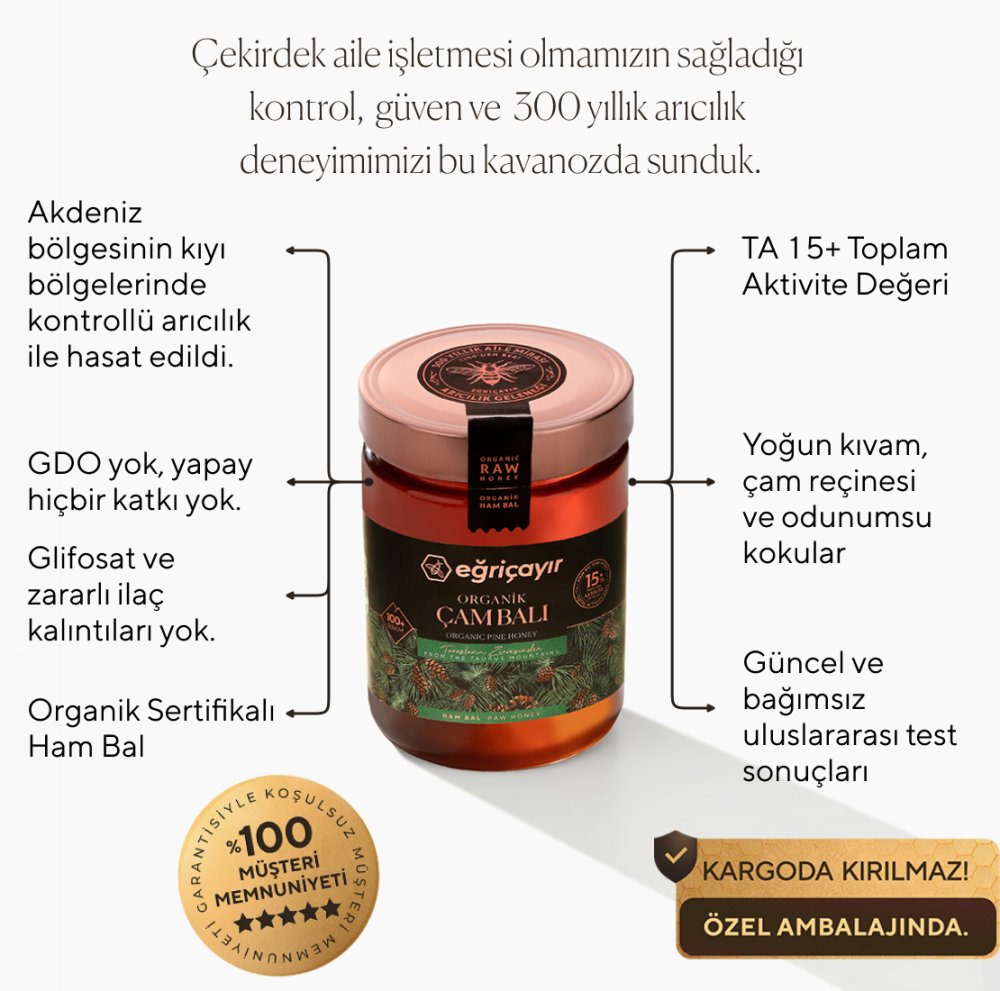 Organik Çam Balı TA15+