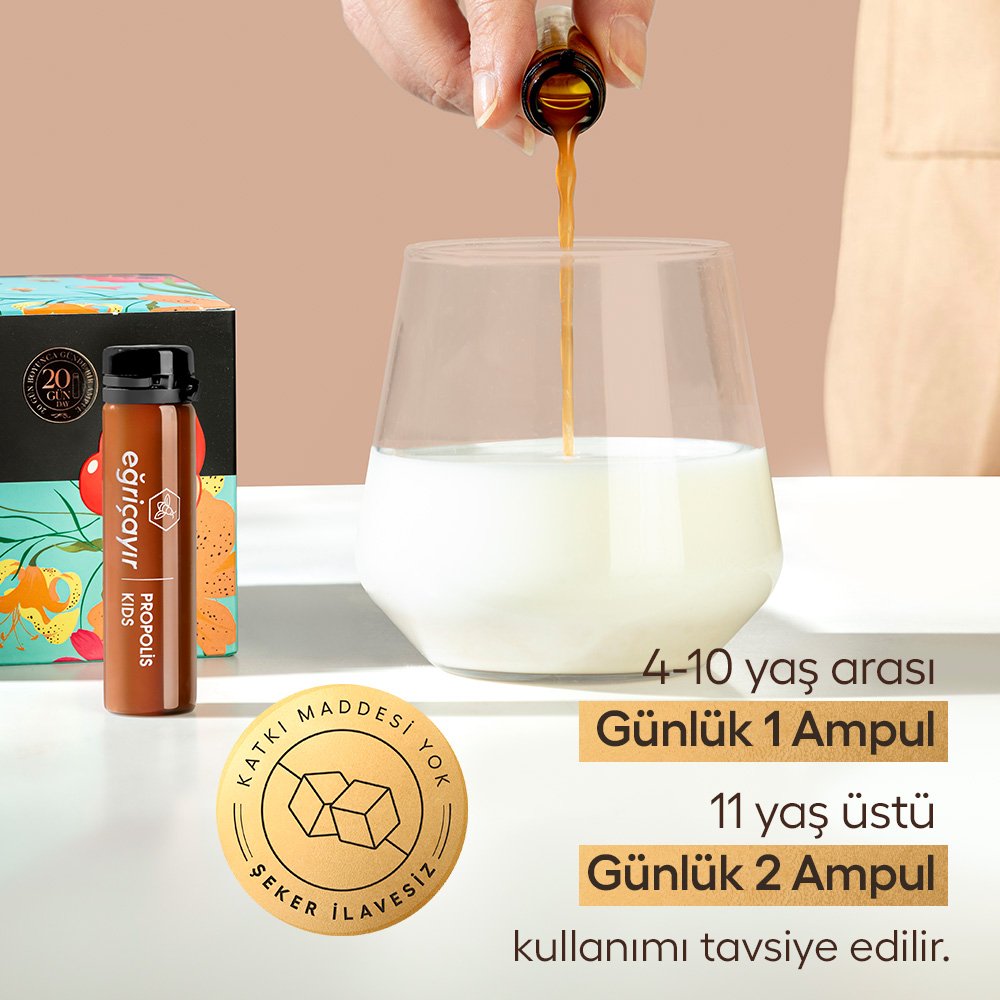 Organik Propolis Ampul Kids 1000mg