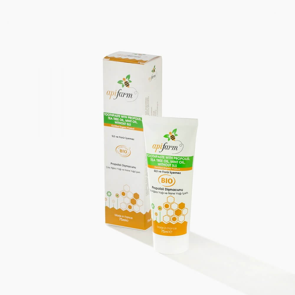 Organik Propolis + Çay Ağaçlı Diş Macunu