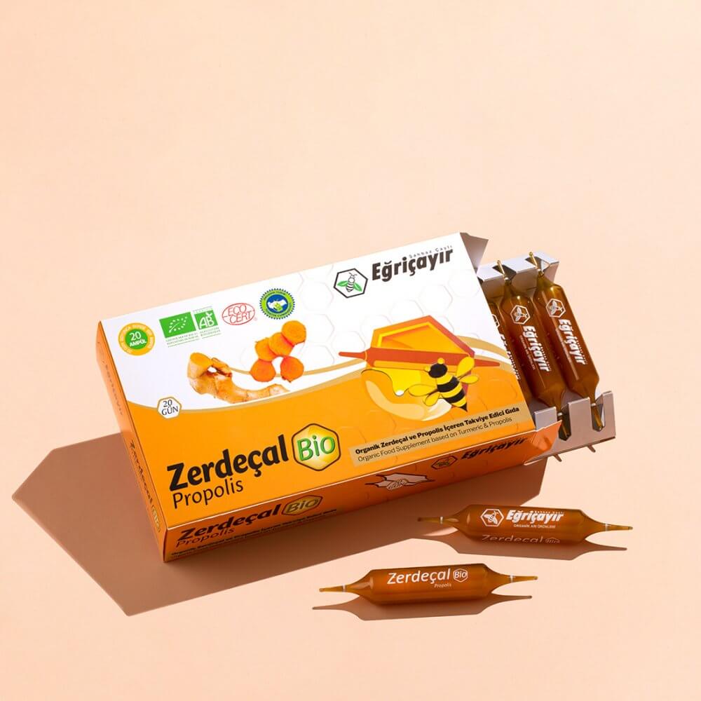 Organik Propolis + Zerdeçal Ampul