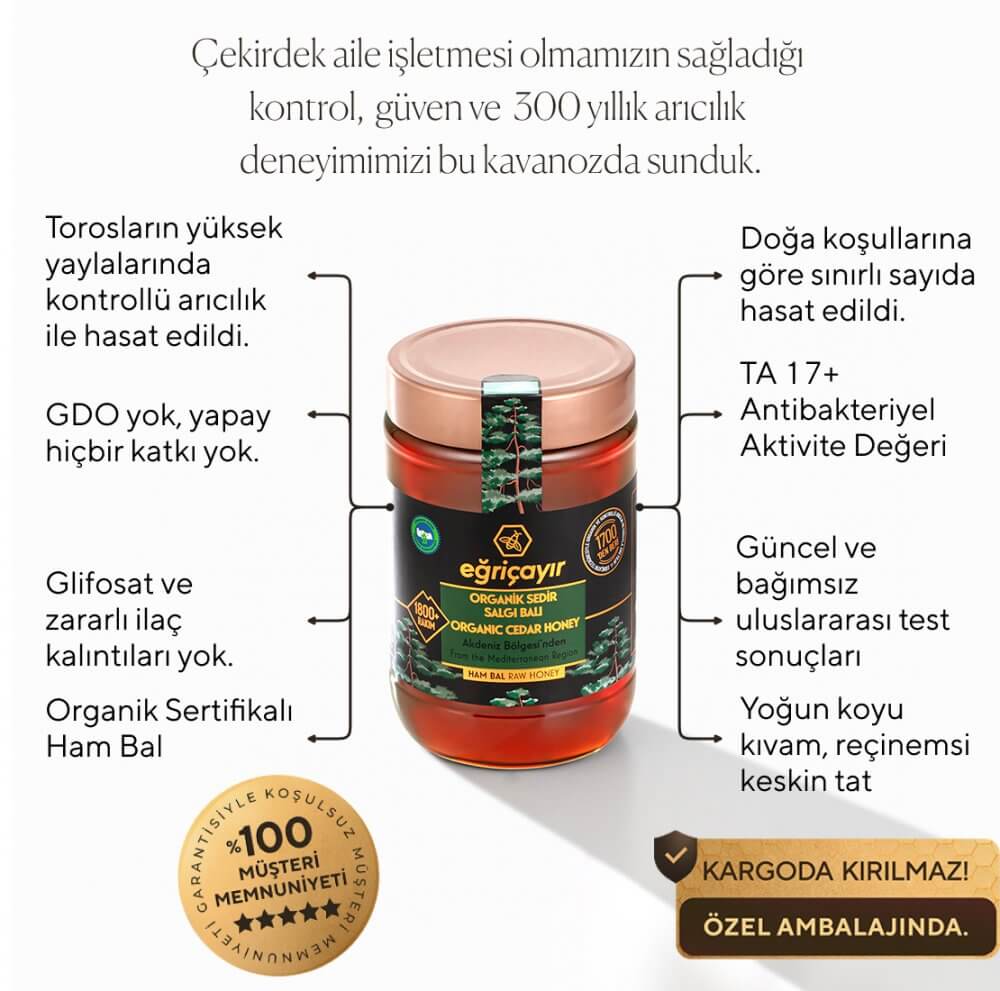 Organik Sedir Balı TA17+
