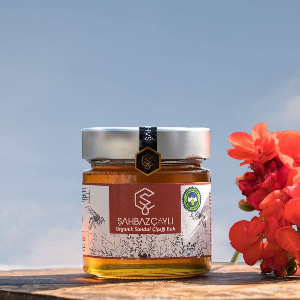 Şahbaz Çaylı Organik Sandal Çiçek Balı 320g